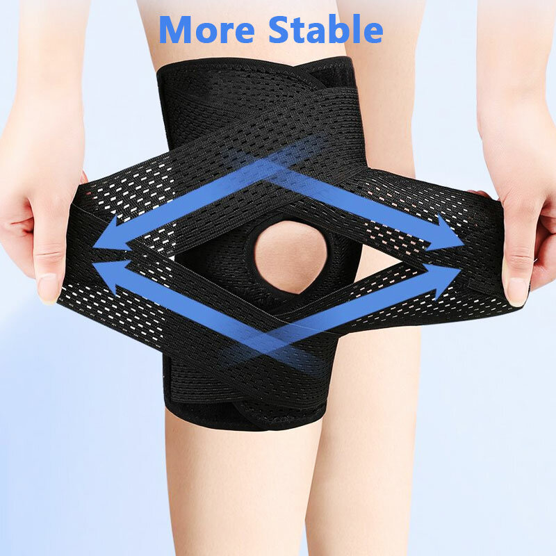 Ginocchiere rinforzate per menisco protezione completa supporto per ginocchio uomo donna protezione ginocchiera sportiva