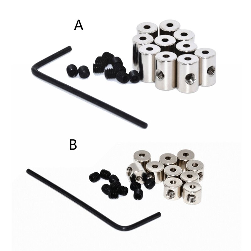 Pin Keepers Pin Locks Pin Backs Locking Clasp Locking Pin Keeper Backs with 1 Wrench and 10 Pieces Blank Pins