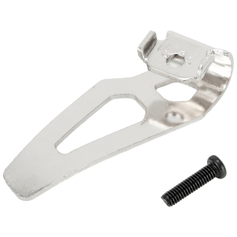 Brandnew Clip per gancio per cintura parti di utensili elettrici parti di strumenti per lavori manuali Clip per cintura per trapano a vite in metallo per chiavi a percussione