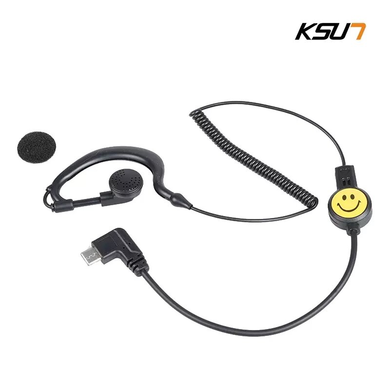 KSUTV50 Headset Headphone Fones Walkie Talkie Acessórios