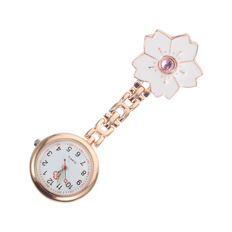 Ładny fioletowy zegarek studencki z kieszeniami do zawieszenia zegarek przenośny do zegarków elegancki zegarek
