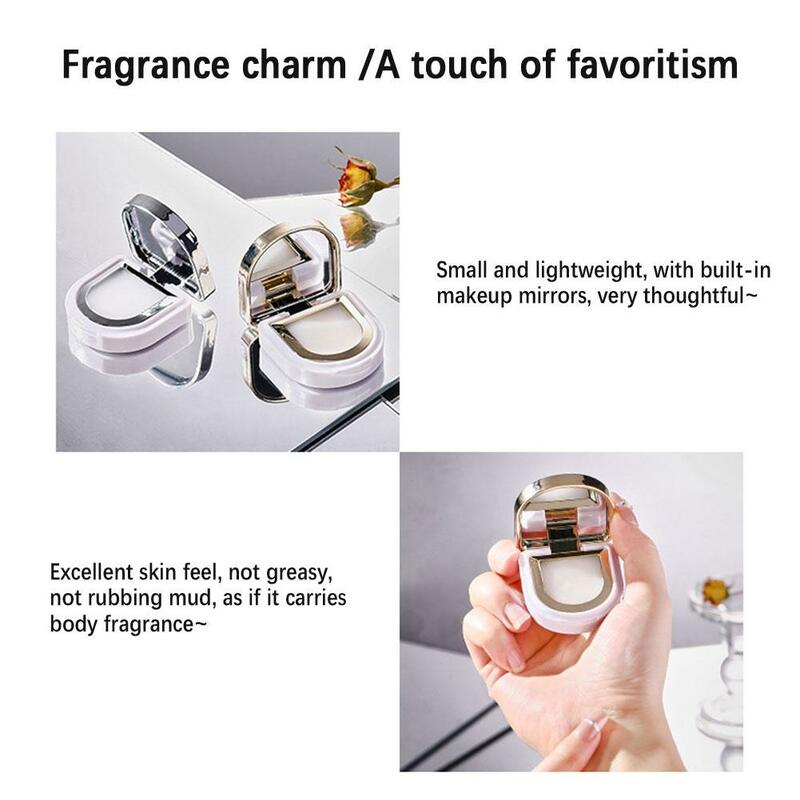 Baume de poche portable pour femme, parfum solide, odeur légère, fournitures de parfum pour femmes, rencontres et fête, D5z6