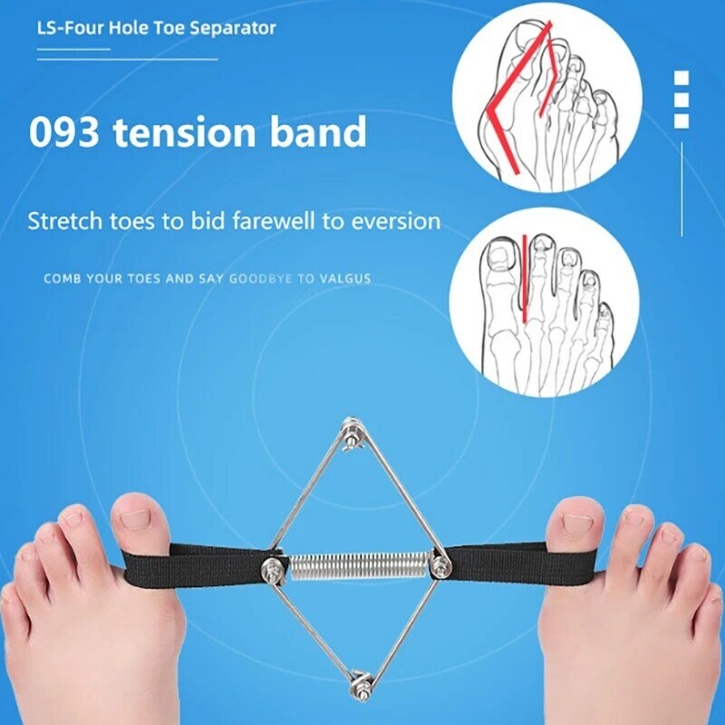 Выпрямитель для пальцев ног, вальгусная деформация, ремень для тренировок, эластичная лента для большого пальца ног, 2023