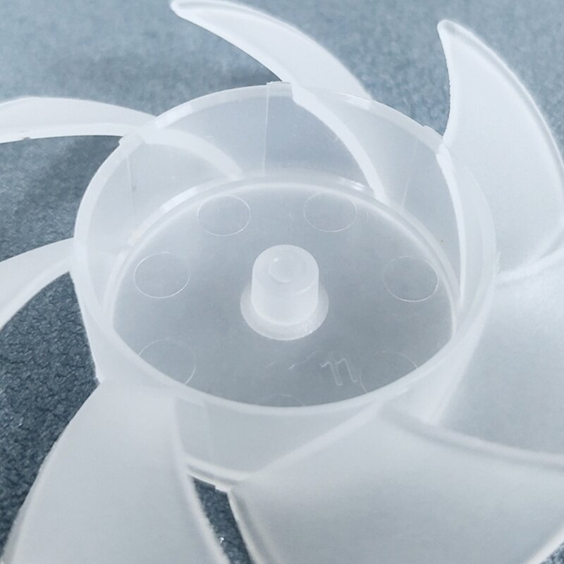 ipiip شفرة مروحة بلاستيكية صغيرة 7 أوراق لأجزاء مروحة استبدال محرك مجفف الشعر