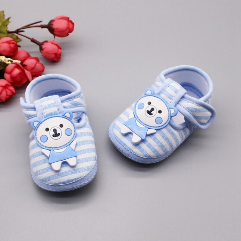 Chaussures en coton doux pour bébé, souliers pour enfant, nouveau-né, garçon, fille, premiers pas, dessin animé, mignon