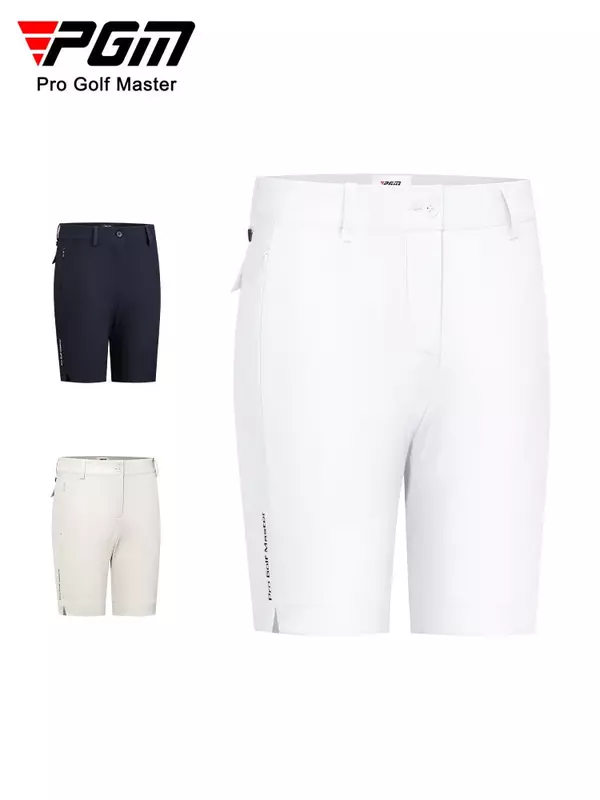 PGM-女性用防水ゴルフショーツ,伸縮性のあるスポーツパンツ,裾の分割,夏