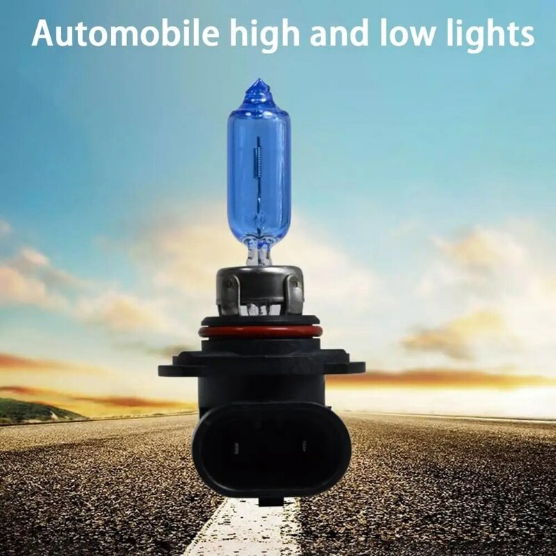 2 Buah Lampu Depan Berguna Pemasangan Mudah Lampu Halogen Tahan UV Lampu Mobil Sumber Cahaya Bohlam Halogen Parkir