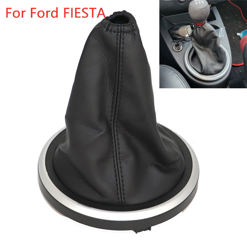 5 6 Speed Auto Versnellingspook Boot Cover Gaiter Voor Ford Fiesta Fusion MK6 2002 2003 2004 2005 2006 2007 2008-2022 Accessoires