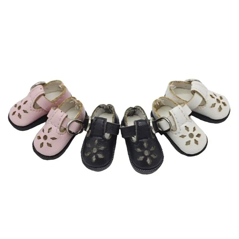Zapatos para muñecas Blythes de 3,2 cm, Mini zapatos de cuero para muñecas Blyth BJD, accesorios para zapatos de muñecas DIY, 1/8