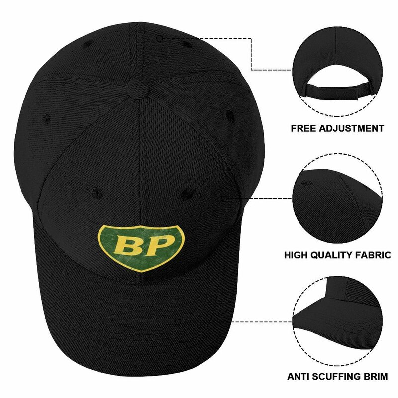BP stacja autostradowa brytyjska ropa naftowa w stylu Vintage czapka z daszkiem kapelusz turystyczny daszek czapka męska kobiet