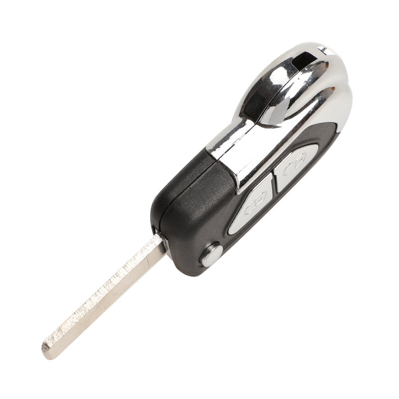 Jingyuqin cangkang kunci mobil untuk Citroen DS3, 2/3 tombol dengan pisau kunci VA2 belum dipotong penutup Fob wadah Remote pengganti kosong