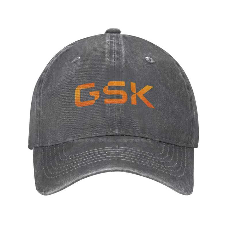 Модная качественная джинсовая бейсболка с логотипом GSK