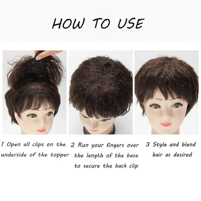 Wig Frontal renda rambut manusia untuk wanita klip rambut Topper pendek jagung penutup ekstensi keriting Wig putih potongan rambut