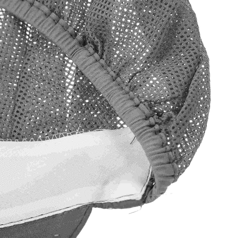 Pyłoszczelne oddychający kapelusz kuchni kelner higieniczne nakrętki do bawełny w fabryce żywności dla mężczyzn i kobiet (brązowa [pełna sieć])