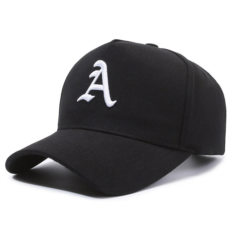 Summer Men Baseball Cap Letter A Embroidery Outdoor Snapback Hat Cotton Adjustable Hip Hop Hat Sports Trucker Caps Sun Hats 2024