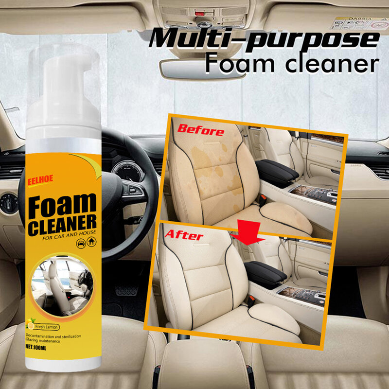 New Multi-functional Car Foam Cleaner Rust Grease Dirt Remover Spray All Kind Vehicle Interior Home foum cleanerAuto Accessories