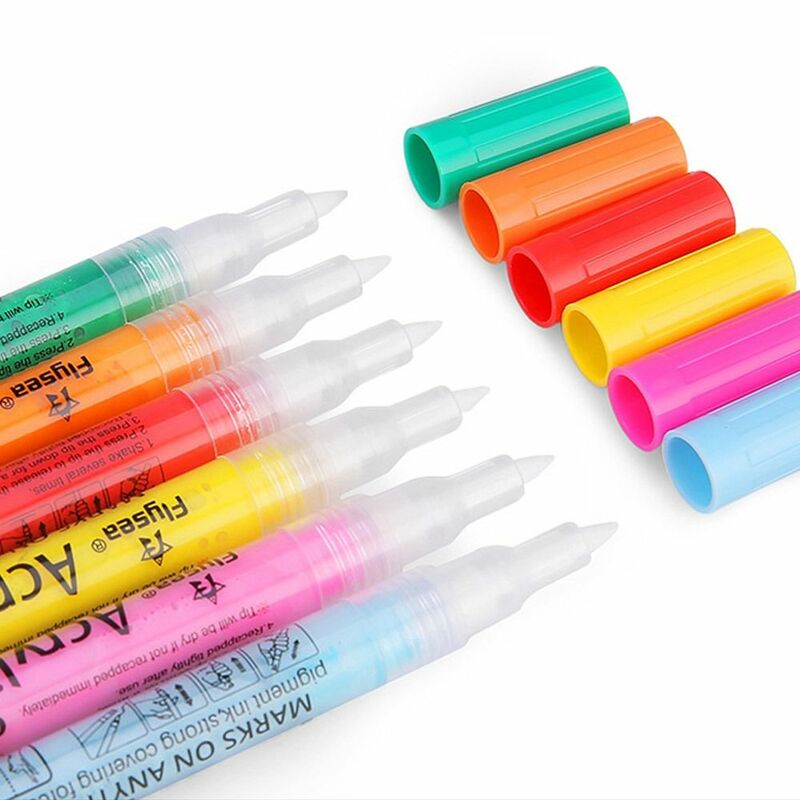 Яркий цвет солнцезащитные аксессуары для гольфа акриловая ручка с чернилами для художника цветная ручка для игры в гольф-клуб ручка
