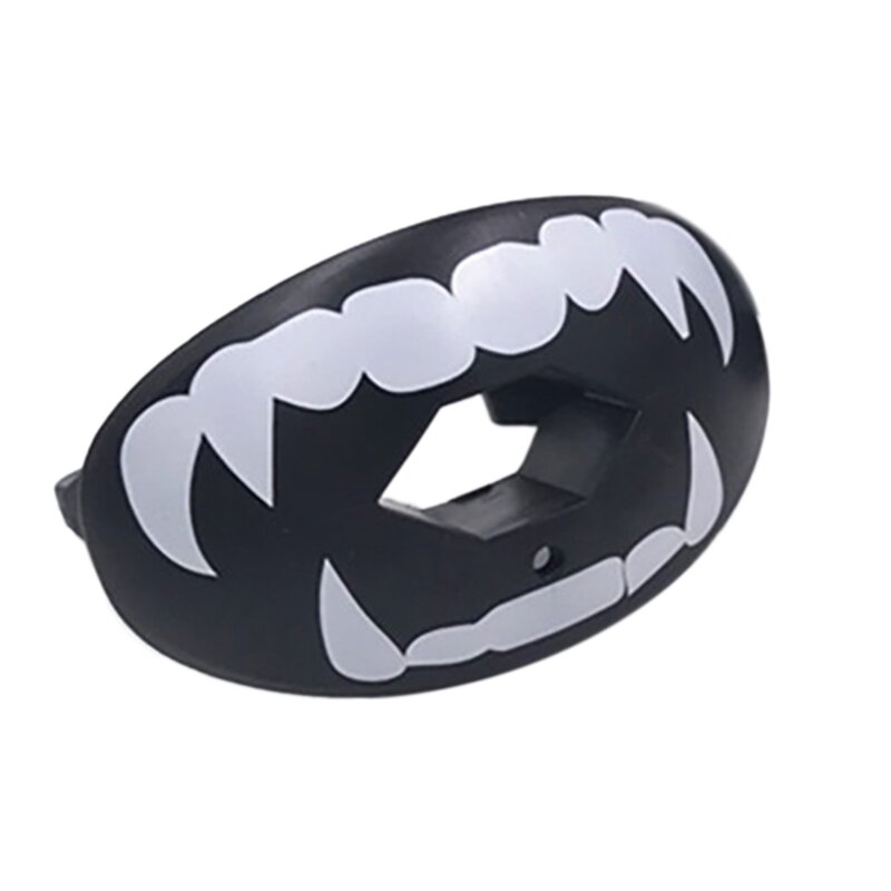 Rugby Mouth Guard Tooth Protector American Football Lip Protection With Connected Strap