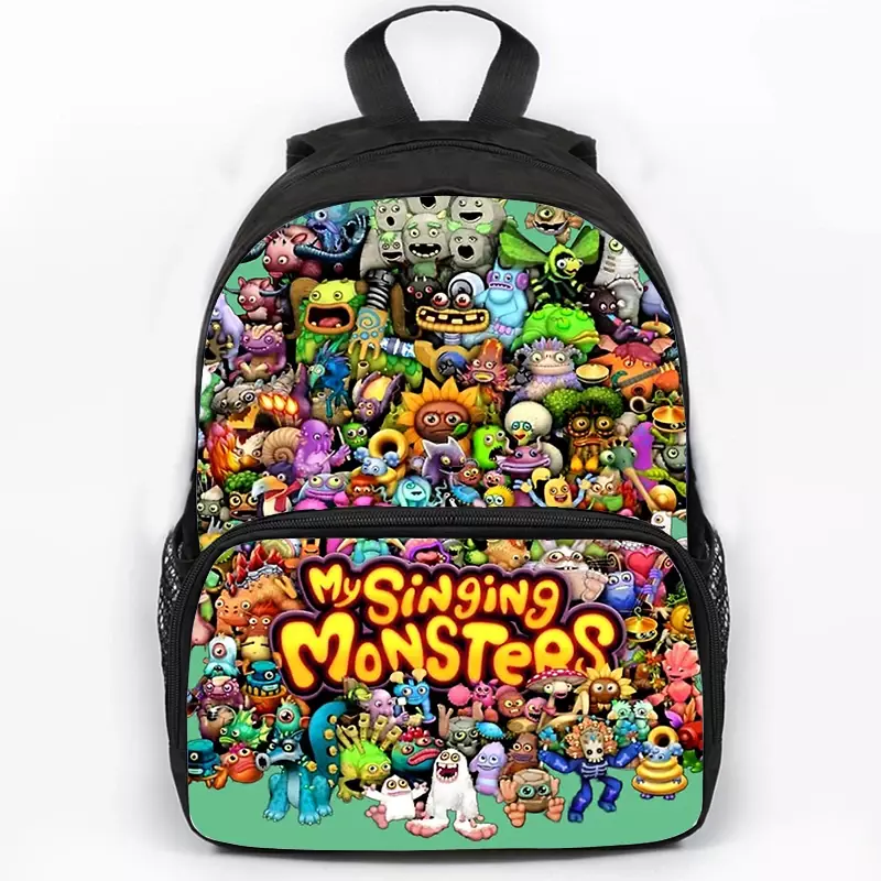 Meine singenden Monster Rucksack für Jungen Mädchen Cartoon Schult aschen Kinder Tages rucksack wasserdichte Bücher tasche zurück zur Schule Mochila Geschenke
