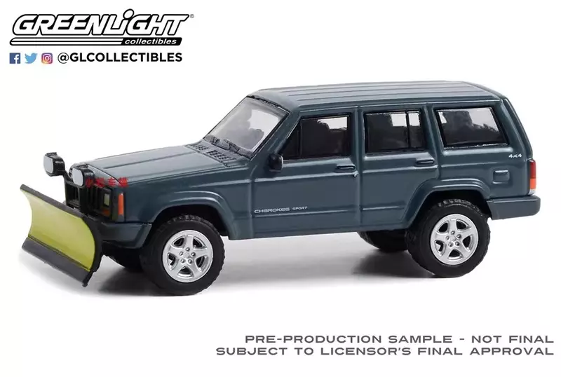 1:64 2000 Jeep Cherokee Sport Diecast modello in lega di metallo giocattoli per auto per collezione regalo W1211