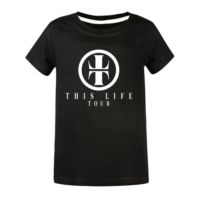 Camiseta de manga corta con cuello redondo para niños y niñas, ropa de verano, regalo para fanáticos, Take That - This Is Life UK Tour, 2024