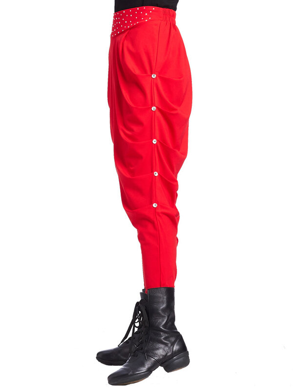 Женские брюки-шаровары с принтом, однотонные облегающие брюки, повседневная одежда в стиле High Street, 2024