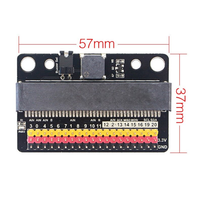 1Pc 5V Microbit Expansion Board Educational Shield for Kids Programming Education Micro:Bit Expansion Board