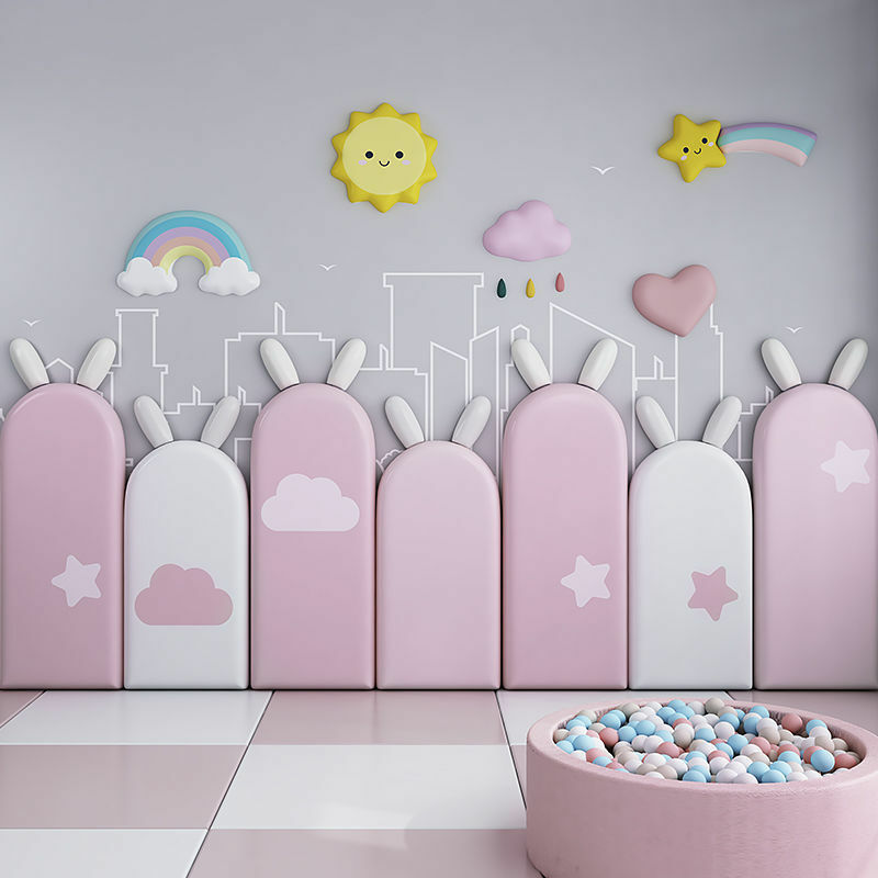 2024 Kinderzimmer Wand stifte Tatami selbst klebende weiche Tasche Bett brett Kollision Dekoration
