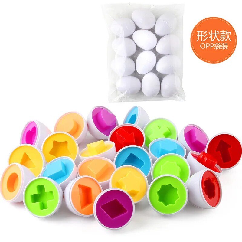 Puzzle Shape Matching Toys Baby Learning Education Math Toy Smart Plastic Screw Nut Building Blocks for Children  Toys for Kids