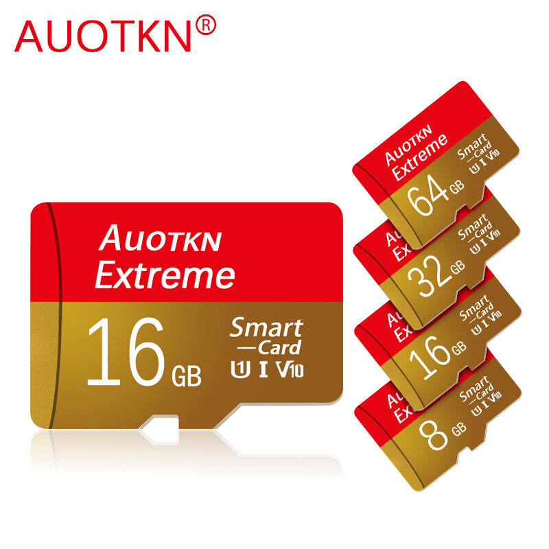 AuoTKN-tarjeta Micro Original para teléfono Xiaomi, Huawei,Samsung, 256GB, 128GB, 512GB, 8GB, 16GB, 32GB, Flash, SD, TF, 100%