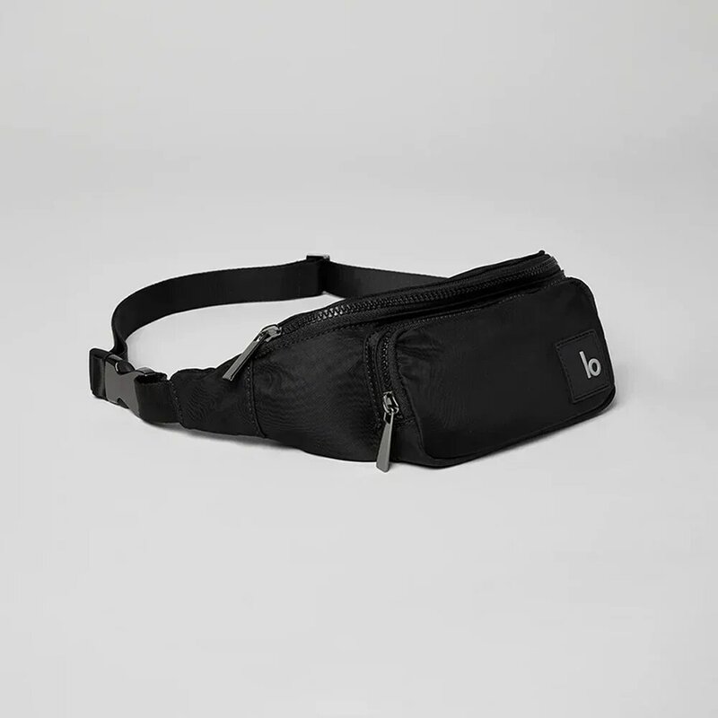 LO Women Crossbody Bag Yoga Chest Bag Leisure Sports Multi Functional Large Capacity Mobile Waist Bag