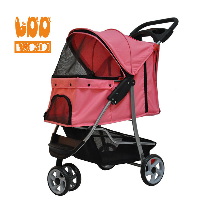 Cheap dog stroller dog strollers for medium dogs stainless steel trolley