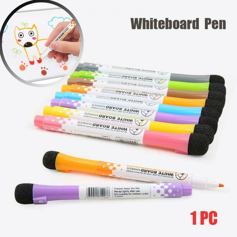 마그네틱 화이트보드 펜, 쓰기 그리기 지울 수 있는 보드 마커, 사무용품