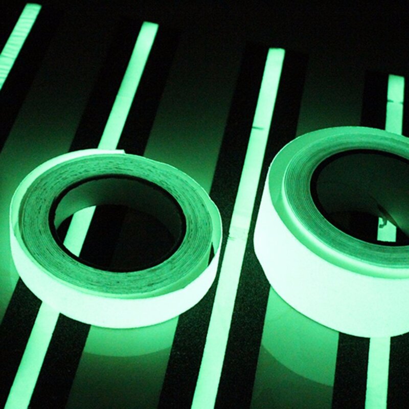 Lichtgevende Tape Zelfklevende Waarschuwingstape Nachtzicht Gloeien In Donkere Veiligheid Beveiliging Huisdecoratie Lichtgevende Tapes