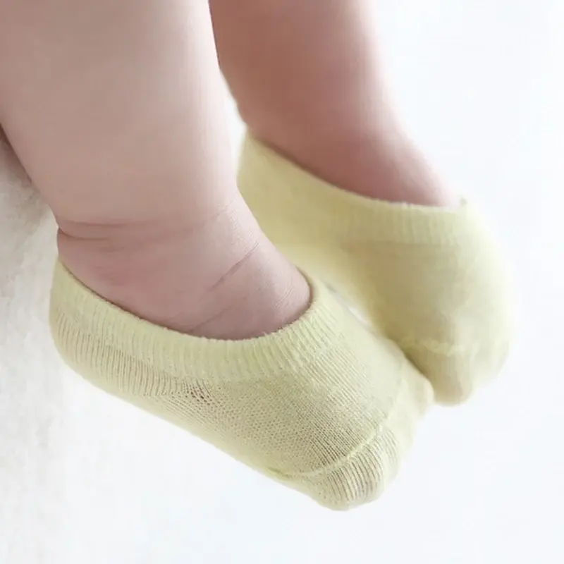 Chaussettes bateau invisibles pour enfants coréens, coordonnantes, en coton, pour fille et garçon