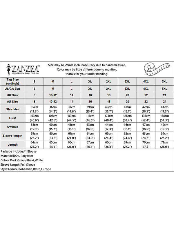 ZANZEA 여성용 캐주얼 블라우스, 긴팔 플리츠 튜닉 탑, OL O넥 단색, 오버사이즈 블라우스, 2024 용수철 셔츠