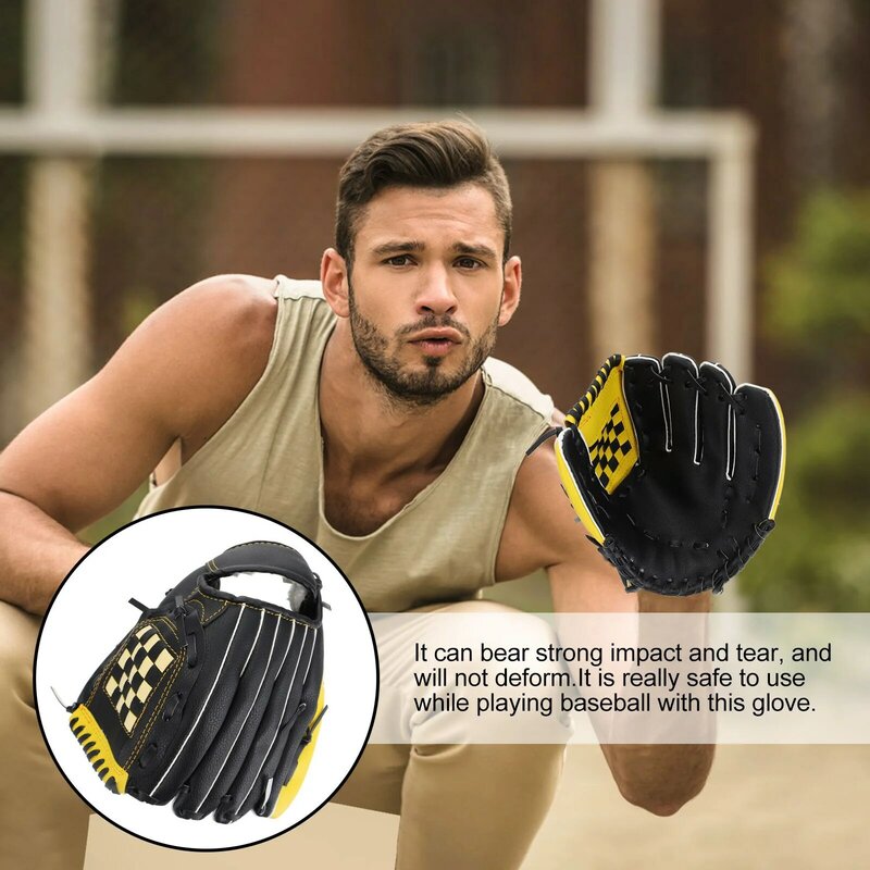 Honkbal Handschoen Duurzame Handschoenen Accessoires Pu Voor Kinderen Sport Beschermende Softbal Kind