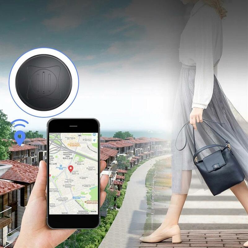 Real- Locator Magnetic Finder Locator Mini Tracker Vehicle Tracking Pet Bag Lost Wallet Device Kids Tracking Pet D1w0