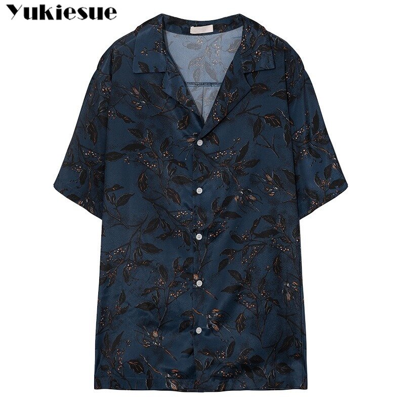 Vintage Shirt Women Print Fashion Women Shirts Korean Style Harajuku Shirt Streetwear Summer 2022 Elegant Women Clothes