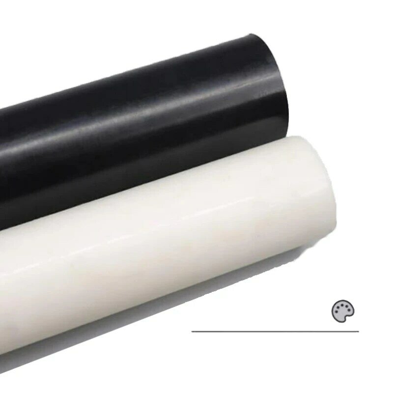 1/2Pcs Diameter 3mm-40mm Black White POM Rods Wear-resisting Solid Plastic Bars Polyoxymethylene Rod Stick Machining Materials