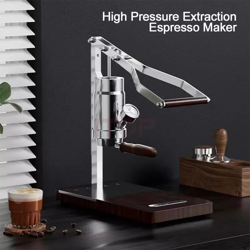 Prasa ręczna ekspres do kawy LXCHAN domowy Espresso skoncentrowany 9Bar o stałym lub zmiennym ciśnieniu ekspres do kawy 51MM/58MM