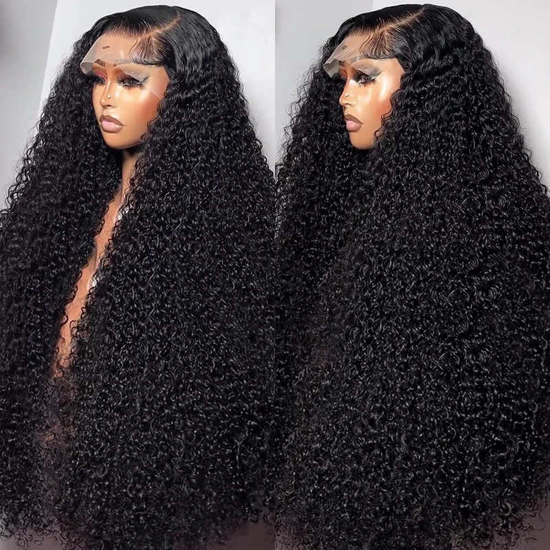 Peluca de cabello humano rizado con malla Frontal para mujer, postizo de 30 pulgadas con ondas de agua, 13x6 Hd, 13x4, 250%
