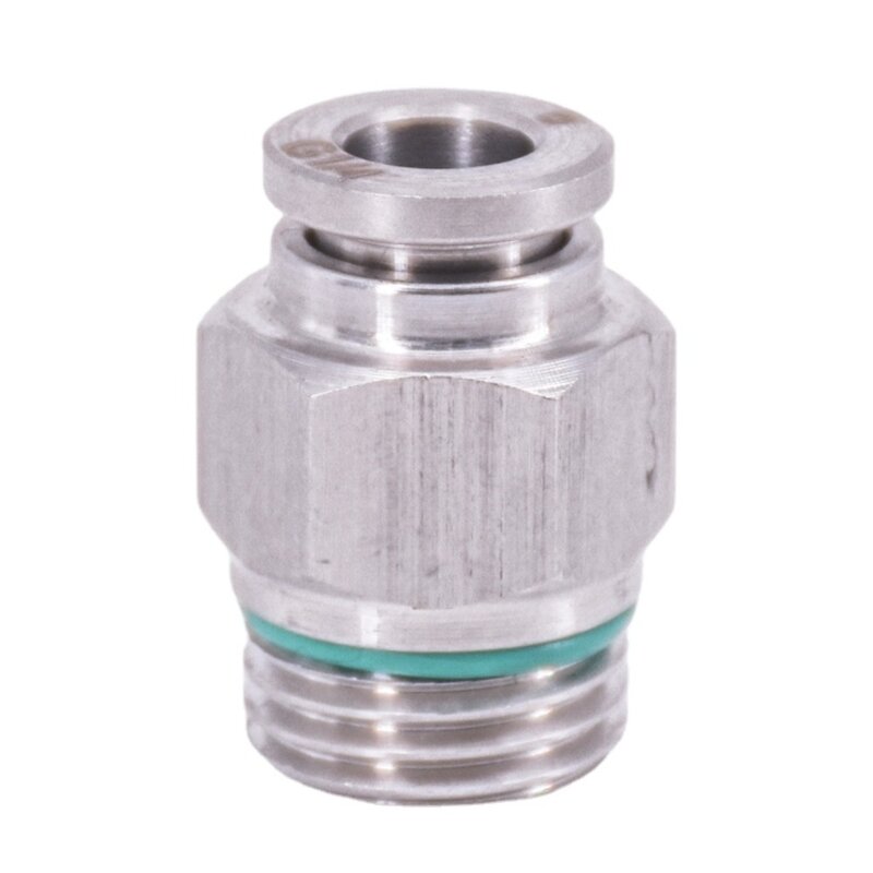 M5 M6 1/8" 1/4" 3/8" 1/2" BSPP Male Air Pneumatic 304 Stainless Steel Push In Quick Connector Release Fitting Plumbing Water Gas