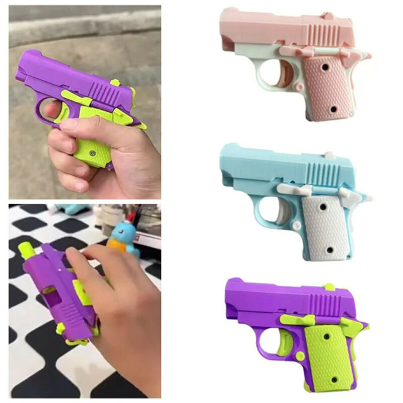 3D ใหม่ปืนกดแรงโน้มถ่วงสำหรับเด็กและผู้ใหญ่โมเดล Relief ของเล่นสำหรับเด็ก
