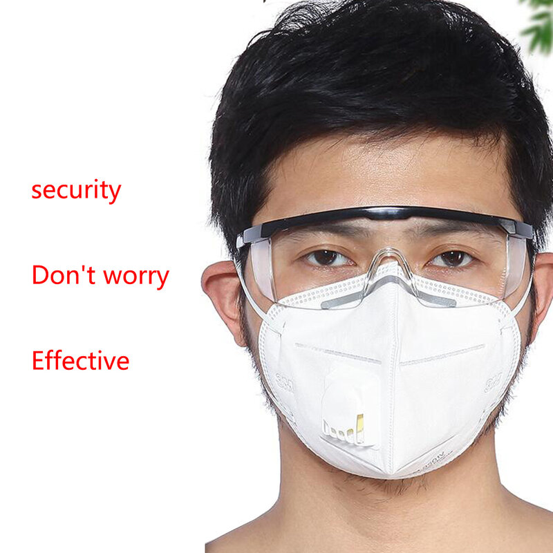 Gafas de trabajo de laboratorio, lentes de protección para los ojos, antiespray, antipintura, a prueba de polvo, a prueba de viento