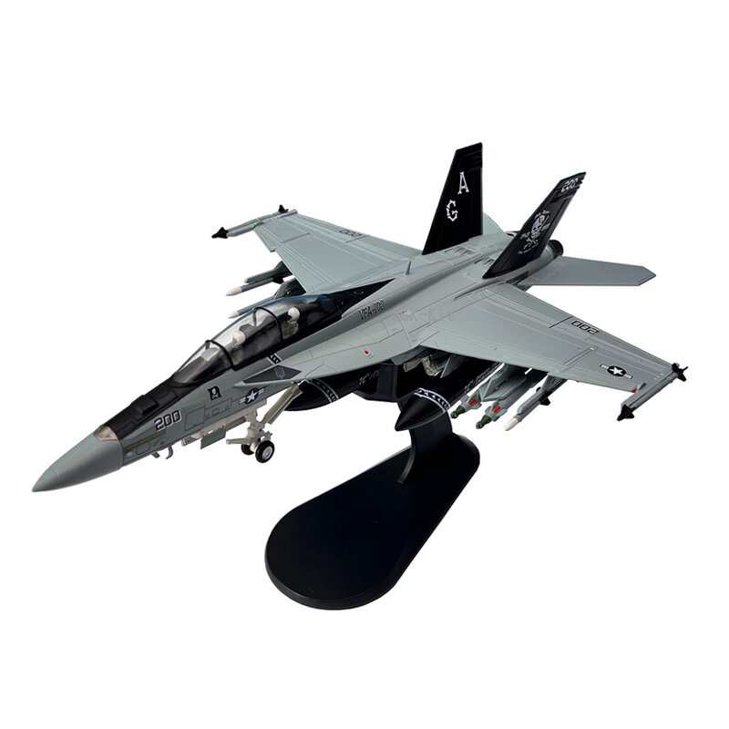1/72 US Army F/A-18F F-18 Super Hornet F18 Shipborne Fighter selesai Diecast logam pesawat militer Model koleksi mainan atau hadiah