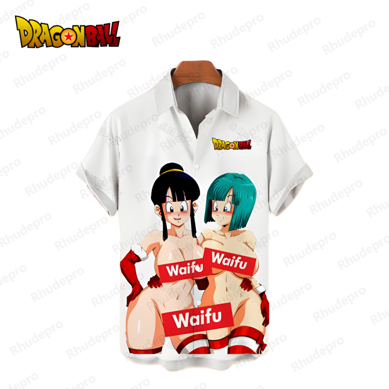 Koszule męskie Vegeta Dragon Ball Z Goku Harajuku męskie ubrania japońska moda Super Saiya bluzka w za dużym rozmiarze lato Streetwear