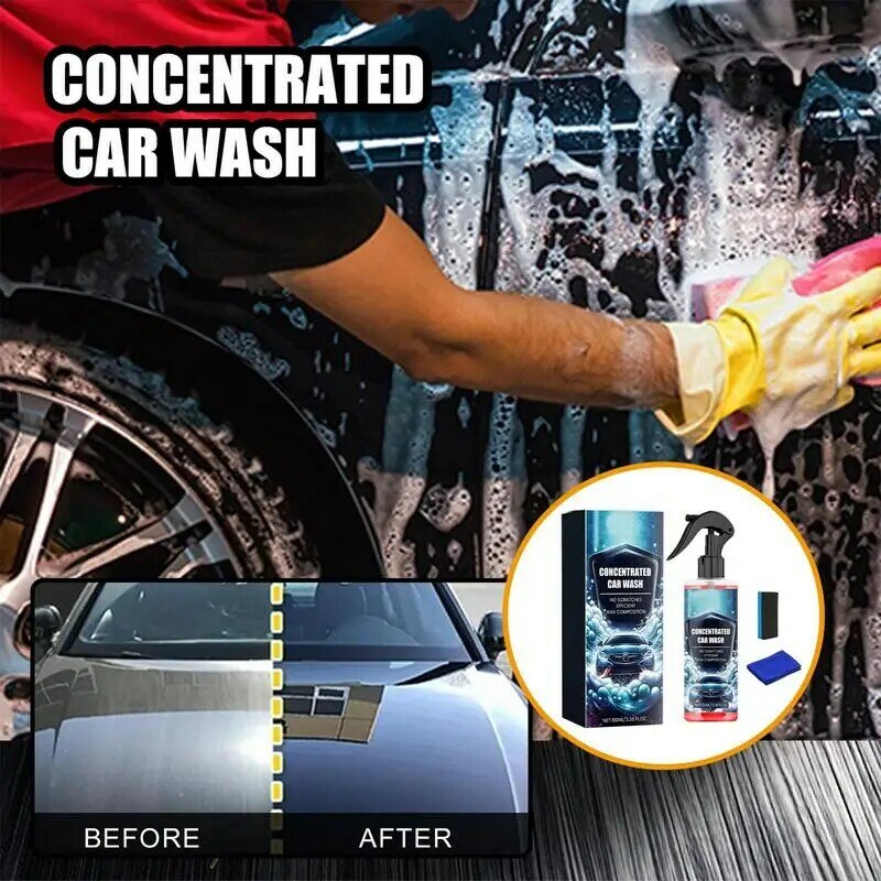 Car Exterior Cleaner Spray, Car Wash, Detalhando Paint Cleaner, Protetor Polonês, 100ml