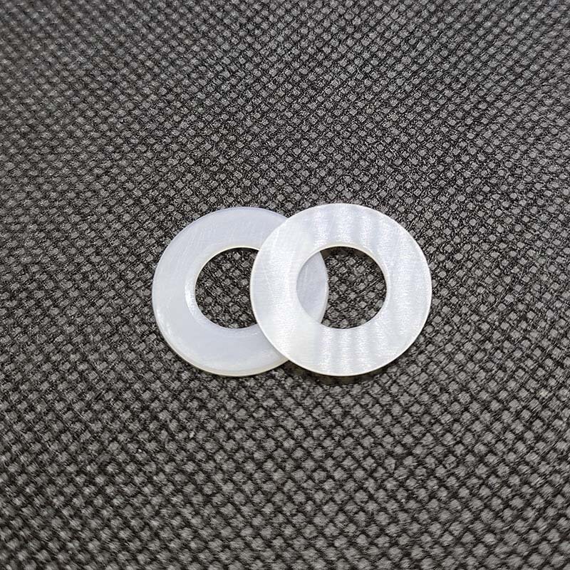 Rondelle plate en nylon blanc, ID = 10mm, OD = 20mm, épaisseur = 1mm, joint de rondelle de rechange, entretoise ronde en nylon, M10 * 20*1, 1 pièce