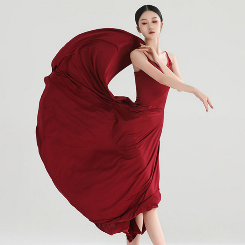 High Quality Classical Dance Performance Clothes Big Swing Elegant Modern Ballet Dance Costume Ballroom Dance Dress for Woman